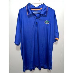 Champion Polo Shirt‎ Mens  Florida Gators UF Football (908)